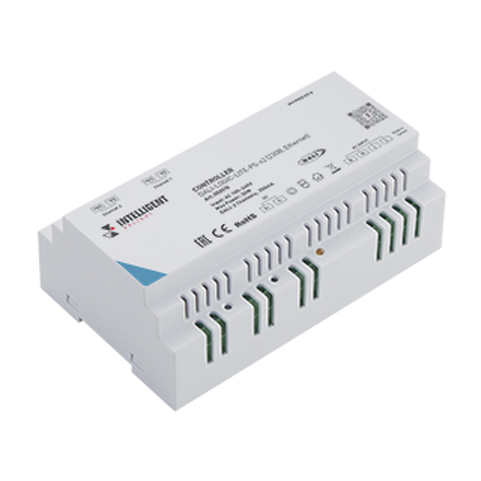 Фото №1  IARL INTELLIGENT ARLIGHT Контроллер DALI-LOGIC-LITE-PS-x2 (230B, Ethernet) ( IP20 Пластик, 2 года)