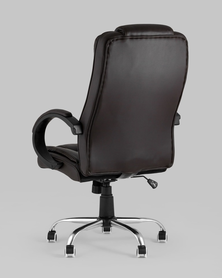 Фото №10  Кресло Кресло руководителя TopChairs Atlant коричневое