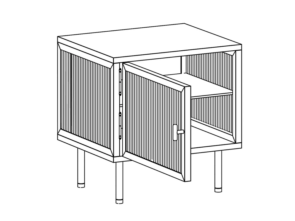 Фото №4  OGOGOHOME Тумба прикроватная левая The One