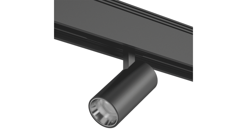 Фото №1  SWG PRO LED трековый диммируемый светильник SY Черный 10Вт 3000К, SY-DIM-601201-BL-10-36-WW