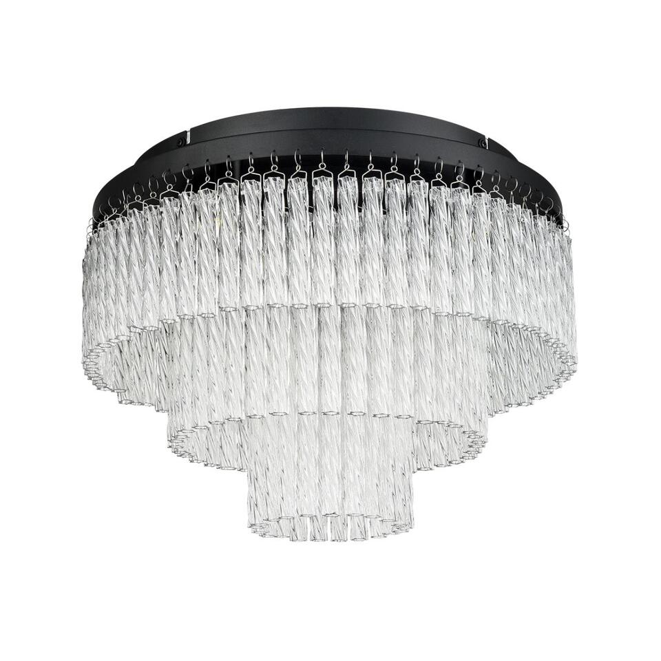 Фото №6  Люстра LUMION 6576/11CR CLASSI LN24 000 черный/прозрачный/металл/стекло Люстра потолочная G9 11*20W 220V SPIRALS