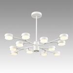 Превью фото №6  Люстра LUMION 8265/12 COMFI LN26 233 металл, белый Люстра GX53 LED 12*7W 220V TORINA