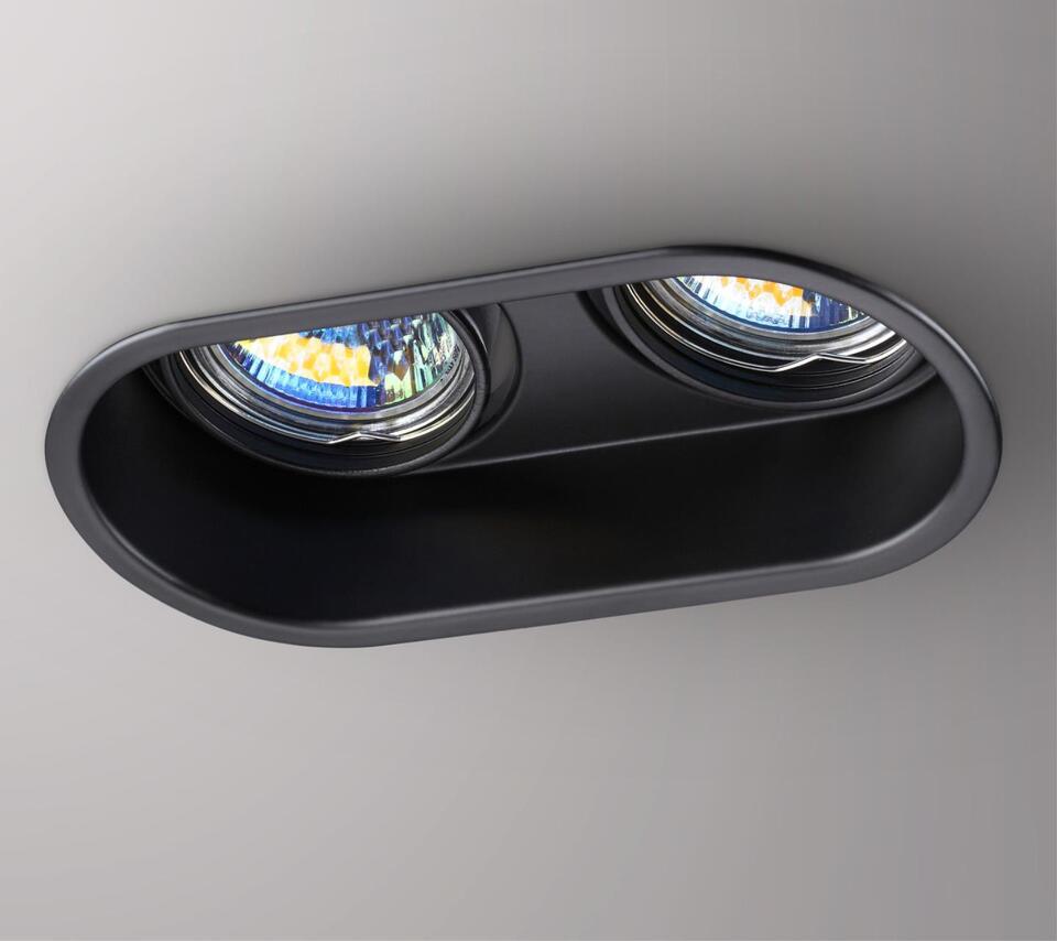 Фото №5  NOVOTECH 370841 SPOT NT22 516 черный Светильник встраиваемый IP20 GU10 2*50W 220V CLOUD