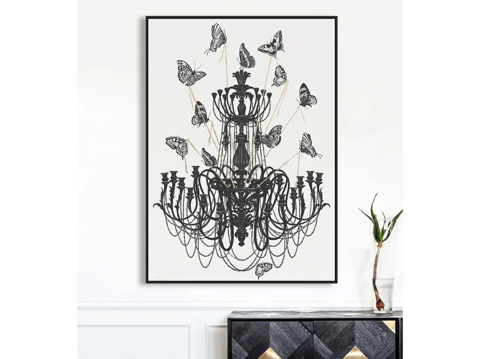 Фото №3  OGOGOHOME Картина в раме Chandelier