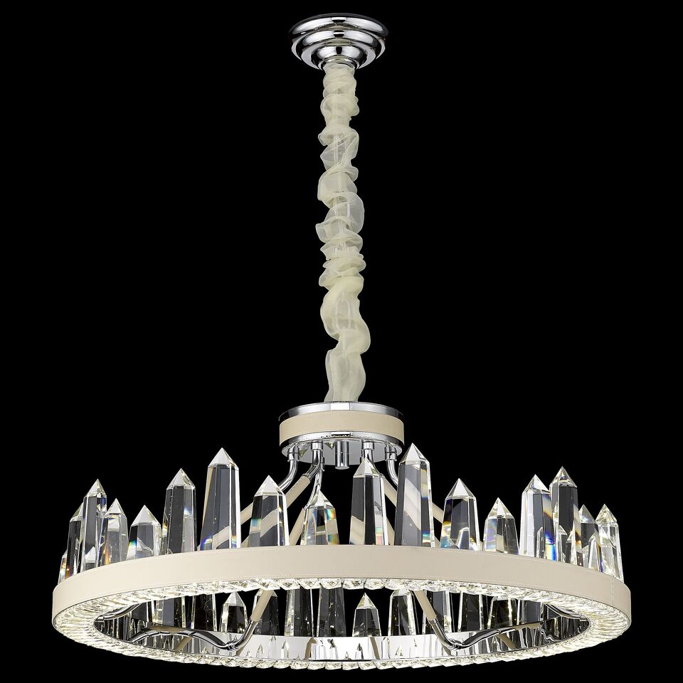 Фото №1  Подвесной светильник WE456.08.103 WERTMARK LEONA светильник подвесной, LED, 120W, 4000K