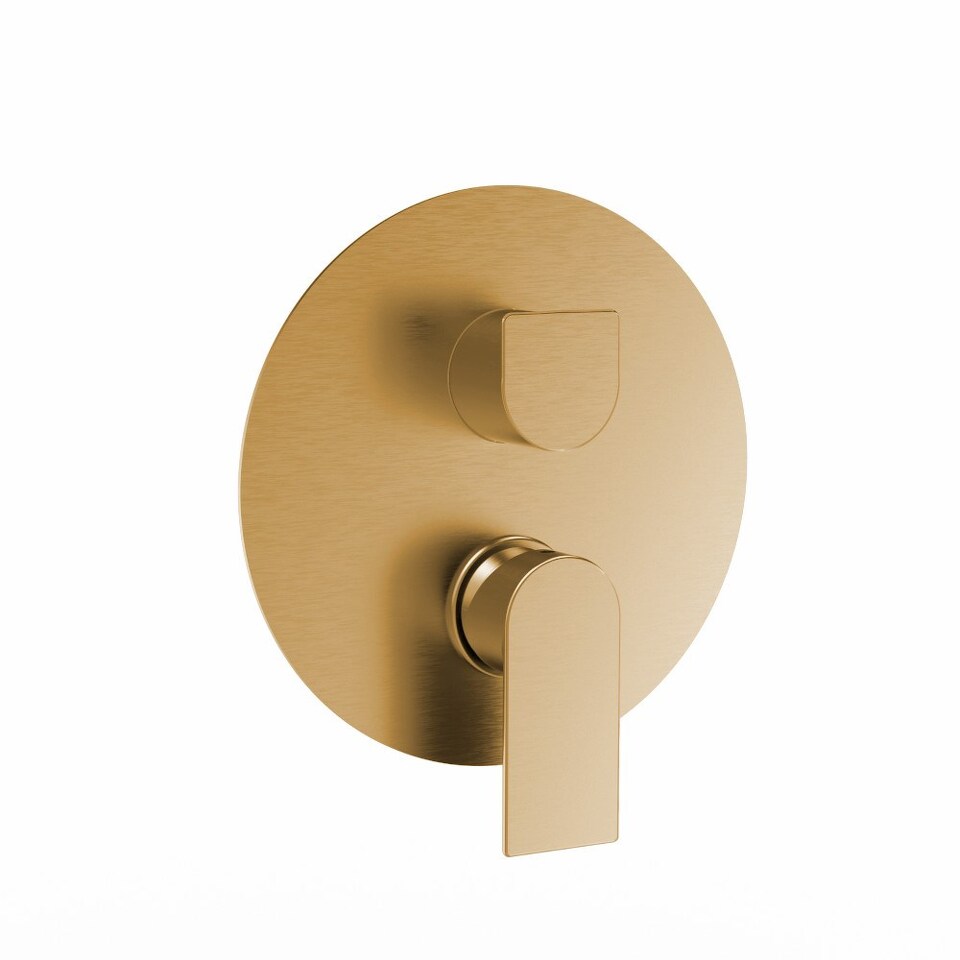 Фото №2  802328XX Palazzani MonteCarlo внешняя часть смесителя для душа на 3 потребителя Латунь шлифованная, PVD 84
