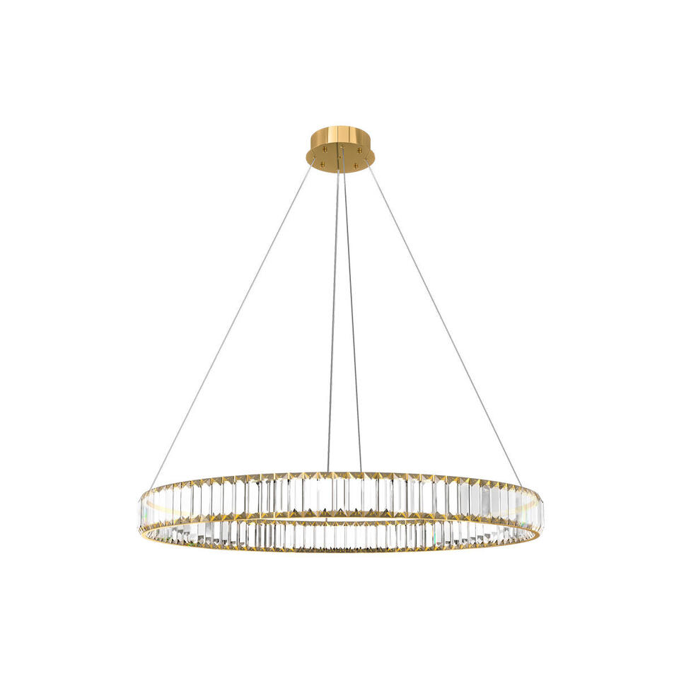 Фото №4  Подвесной светильник 10135/800 Gold Подвесной светильник LOFT IT Crystal ring