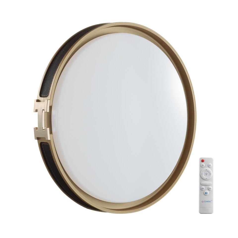Фото №8  SONEX 7667/EL COLOR SN 132 Светильник пластик/черн/золот LED 70Вт 3000-6000К D505 IP43 пульт ДУ FAVEMO BLACK