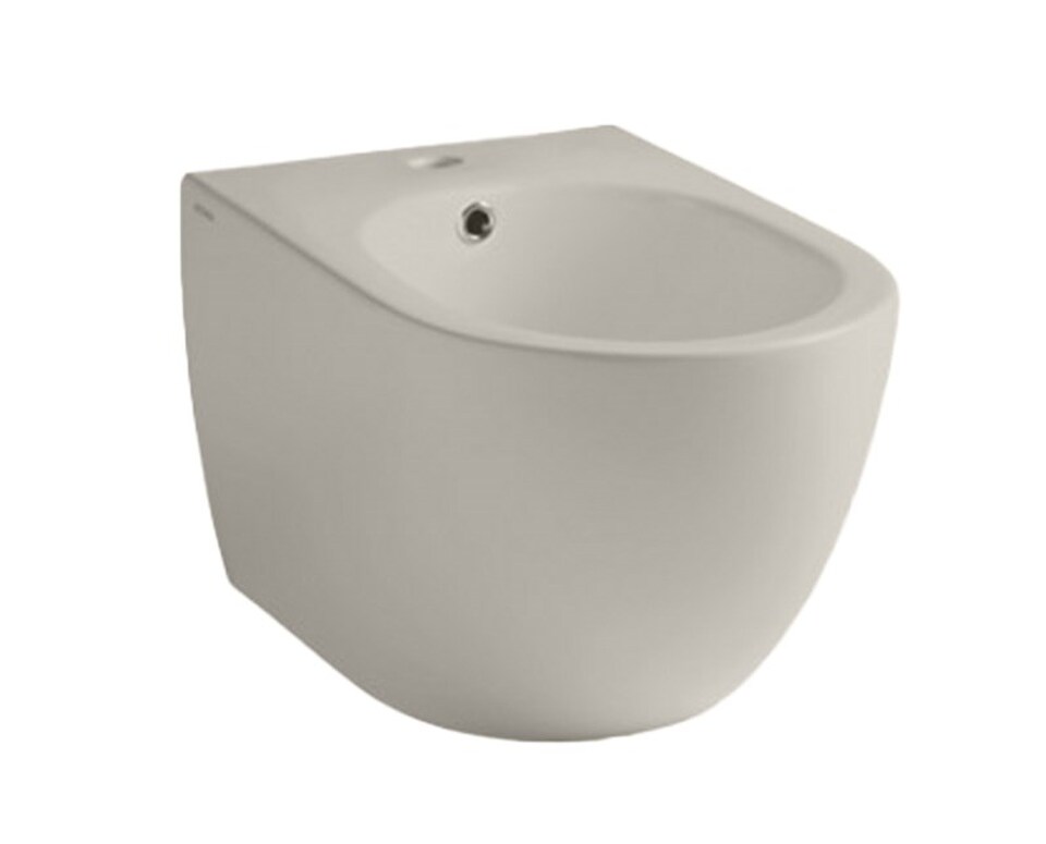 Фото №3  Биде 40373R Althea Cover Rimless Plus+Ton биде подвесное 52x36 см  Матовый лен Plus-Ton®