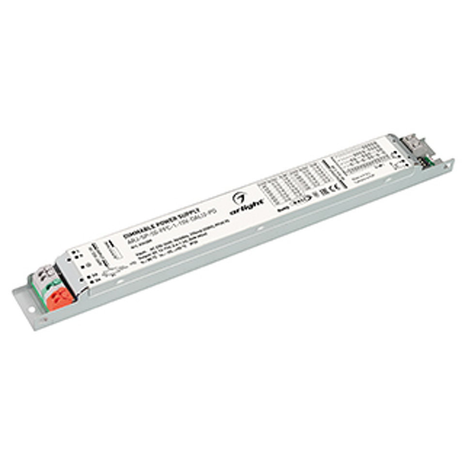 Фото №1  Arlight Блок питания ARJ-SP-50-PFC-1-10V-DALI2-PD (50W, 12-73V, 0.6-1.2A) ( IP20 Металл, 5 лет)