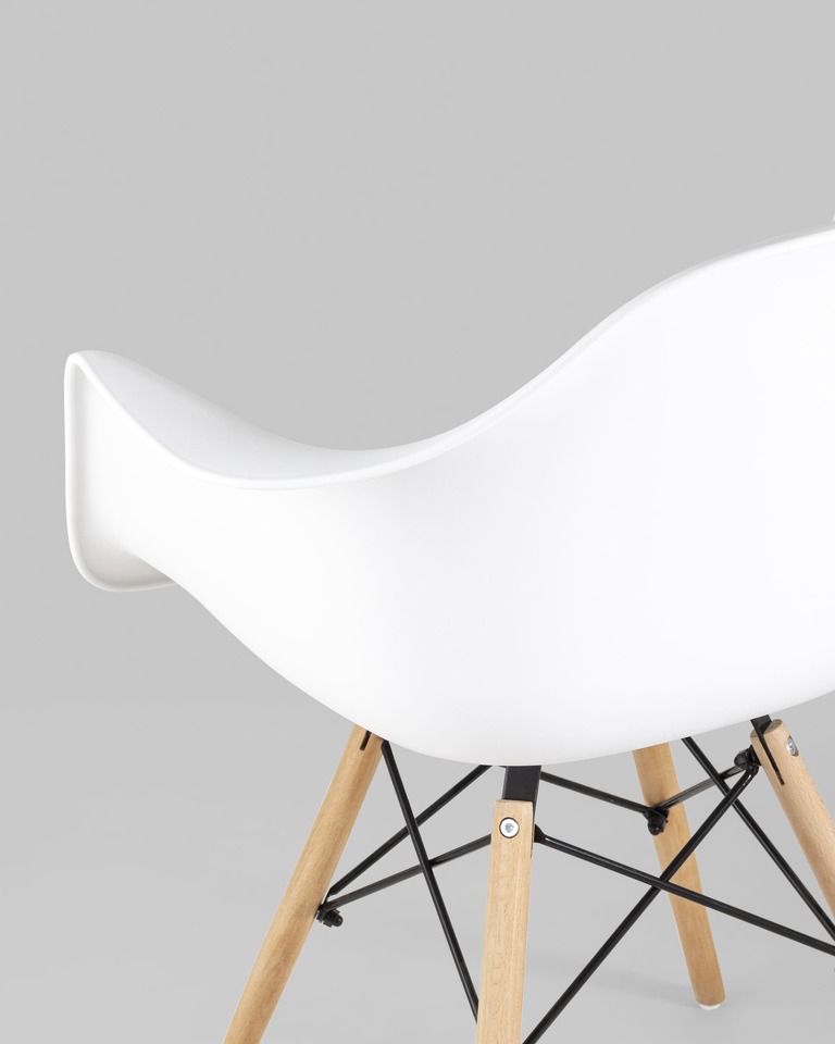 Фото №10  Стул Eames DAW белый