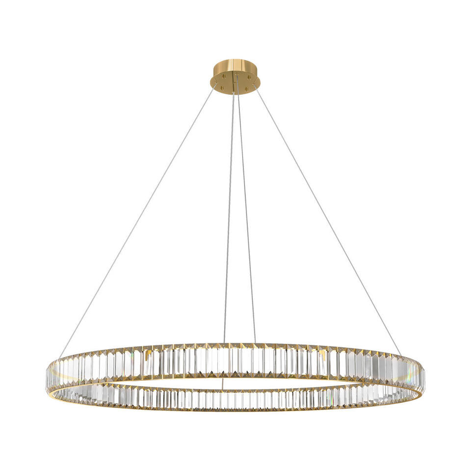 Фото №4  Подвесной светильник 10135/1000 Gold Подвесной светильник LOFT IT Crystal ring