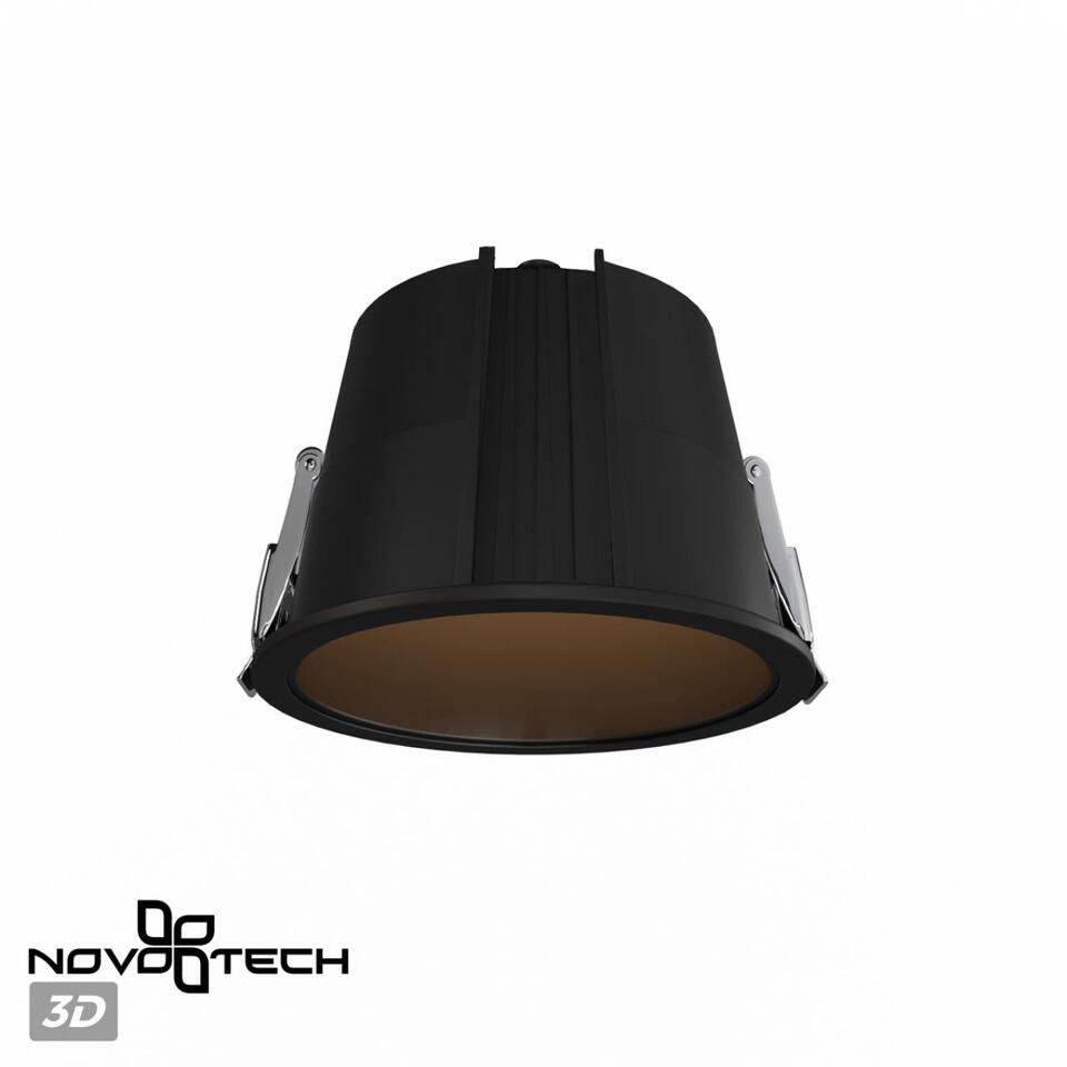 Фото №8  NOVOTECH 359429 SPOT NT24 438 черный Светильник встраиваемый с переключателем цв. температуры IP65 LED 20W 170-265V 3000К\4000К\6000К LANG