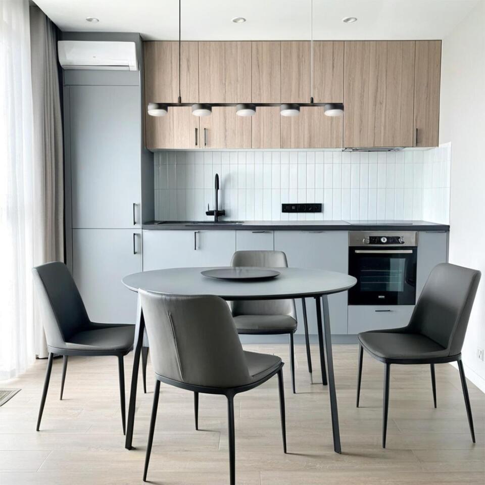 Фото №9  Подвесной светильник LUMION 8117/5 COMFI LN26 236 черный, металл Подвесной светильник LED GX53 5*7W 220V TORINA