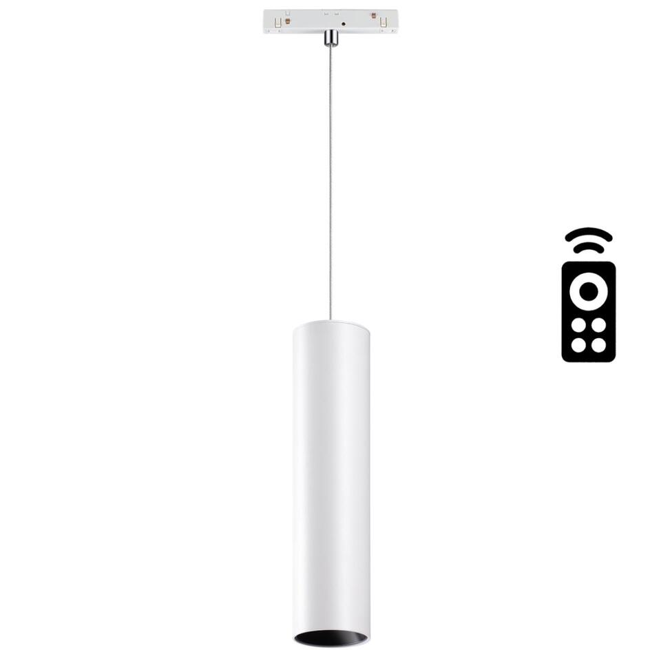 Фото №5  NOVOTECH 358635 SHINO NT21 066 белый Трековый низковольтный св-к диммируемый с ДУ, со сменой цв.температуры IP20 LED 3000~6500К 20W 48V FLUM