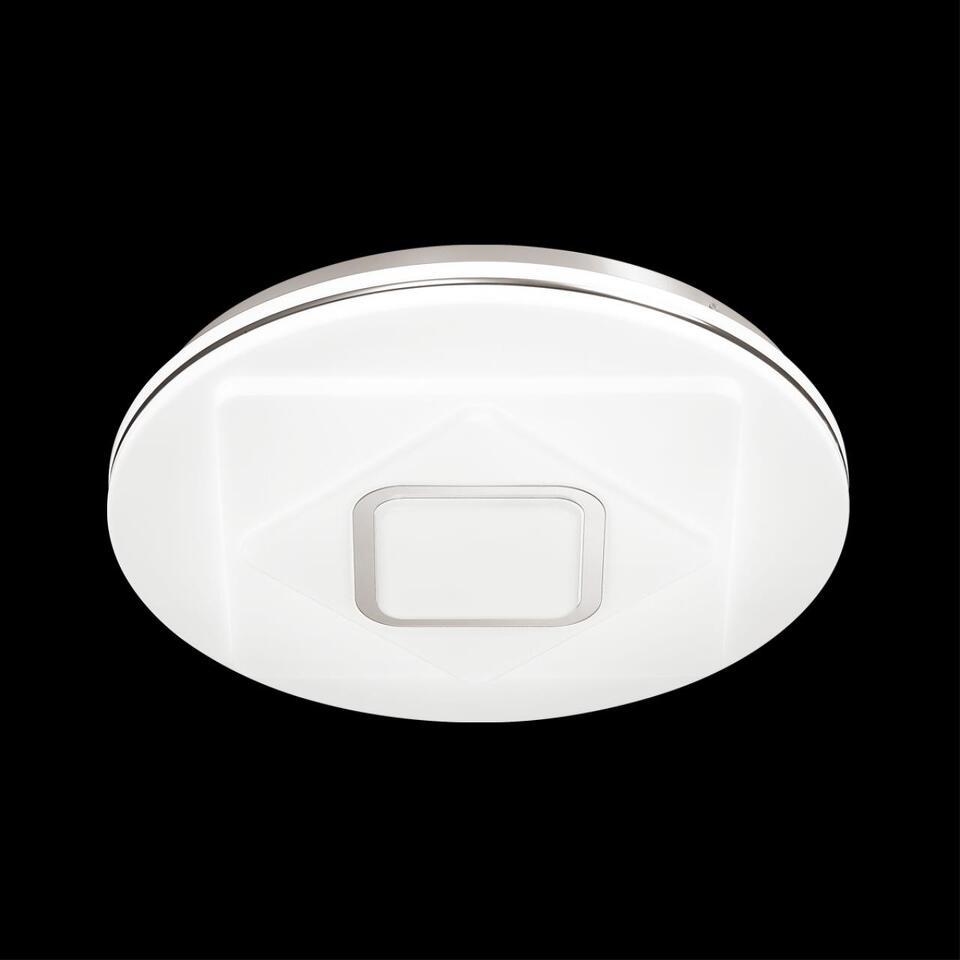 Фото №5  SONEX 3037/DL COLOR SN 000 Светильник пластик/белый/хром LED 48Вт 3000-6500K D380 IP43 пульт ДУ/RGB/LampSmart COVA