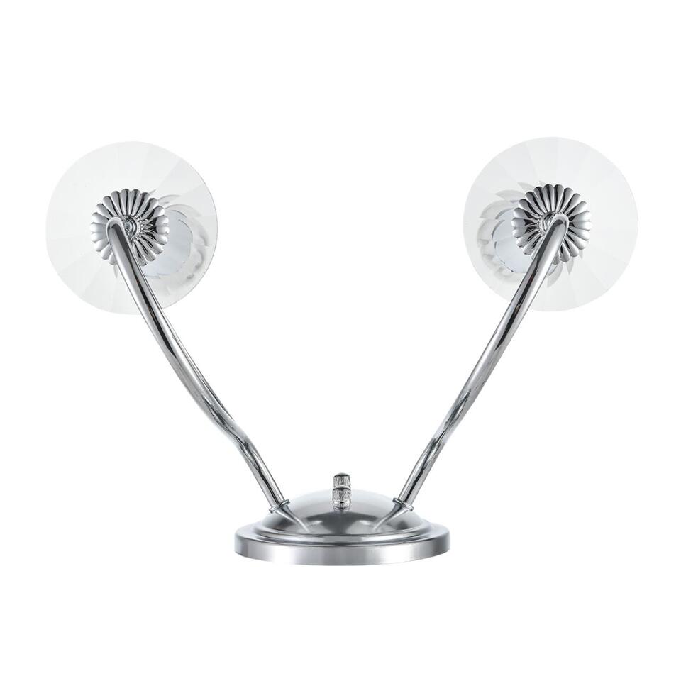 Фото №9  LUMION 8034/2W CLASSI LN26 000 металл/стекло, хром/прозрачный Бра E14 2*40W 220V INCANTO