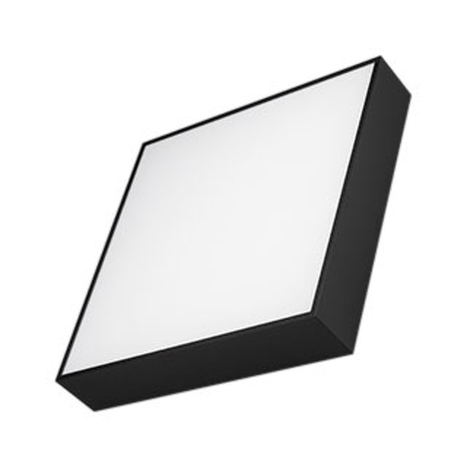 Фото №1  Arlight Светильник SP-QUADRO-S350x350-30W Day4000 (BK, 120 deg, 230V) ( IP40 Металл, 3 года)