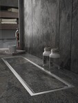 Превью фото №20  Watersense Душевой трап Aina под плитку, с сухим затвором, вертикальный выпуск 10х40 c решеткой, нержавеющая сталь T90355