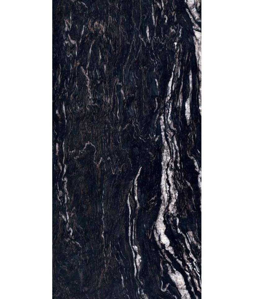 Фото №12  Плитка ABK Керамическая плитка SENSI GEMS TITANIUM BLACK RET 60X120
