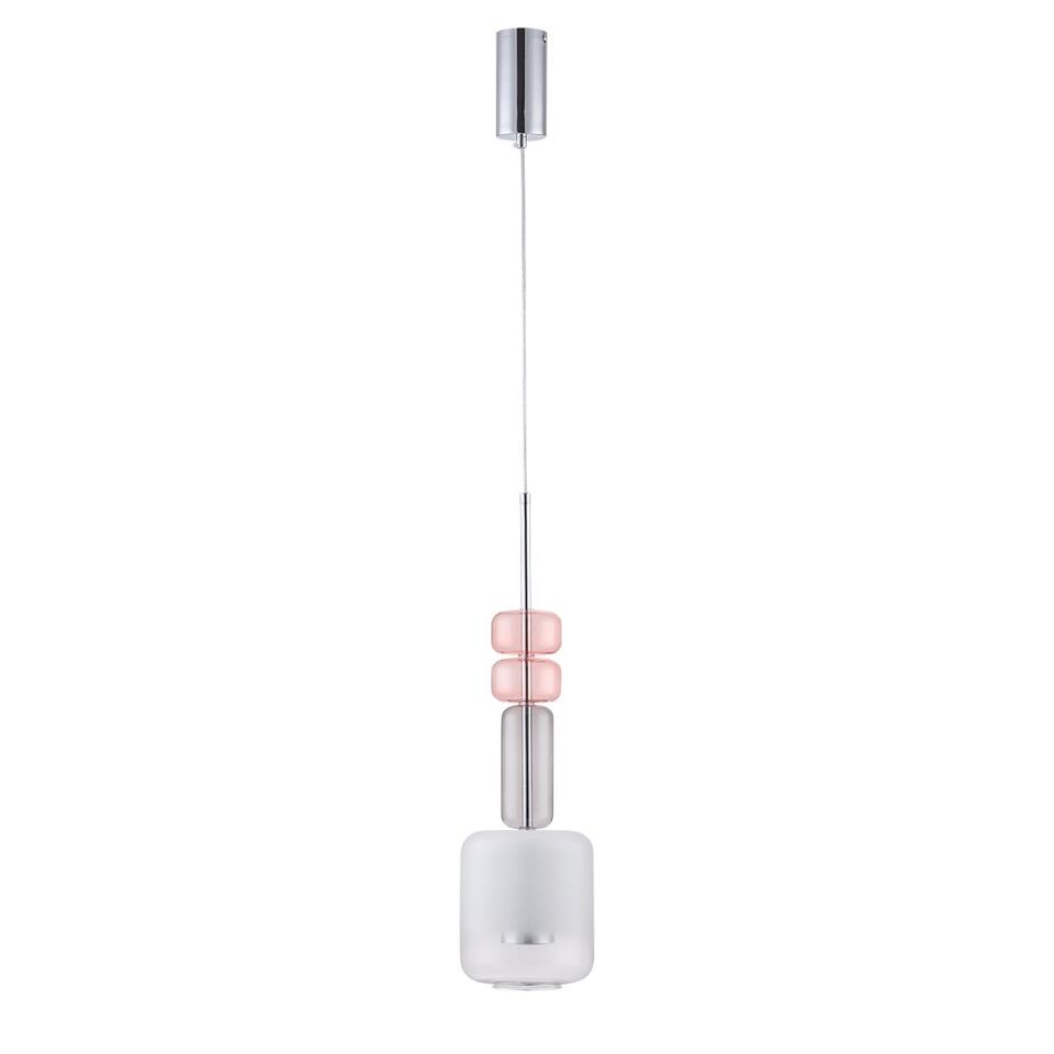 Фото №3  Подвесной светильник LUMION 6505/1 SUSPENTIONI LN26 385 хром, розовый, белый Подвес GU10 50W 220V VERONA
