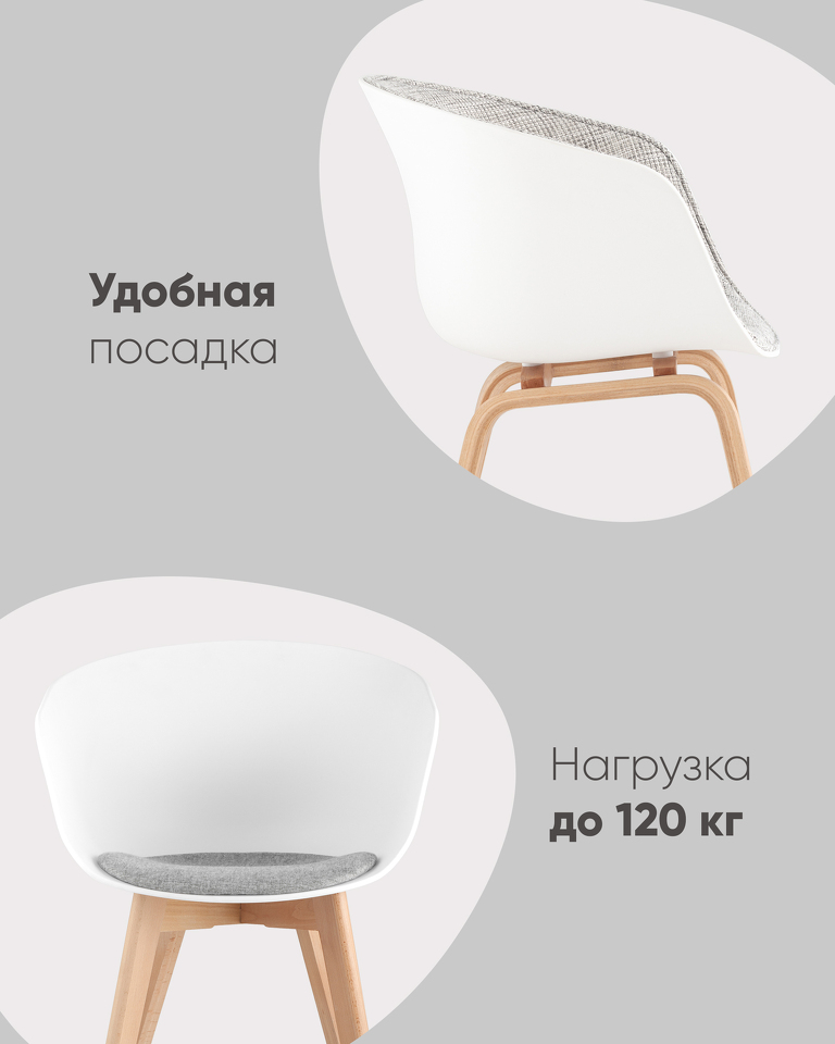 Фото №10  Кресло Кресло Libra Soft белое