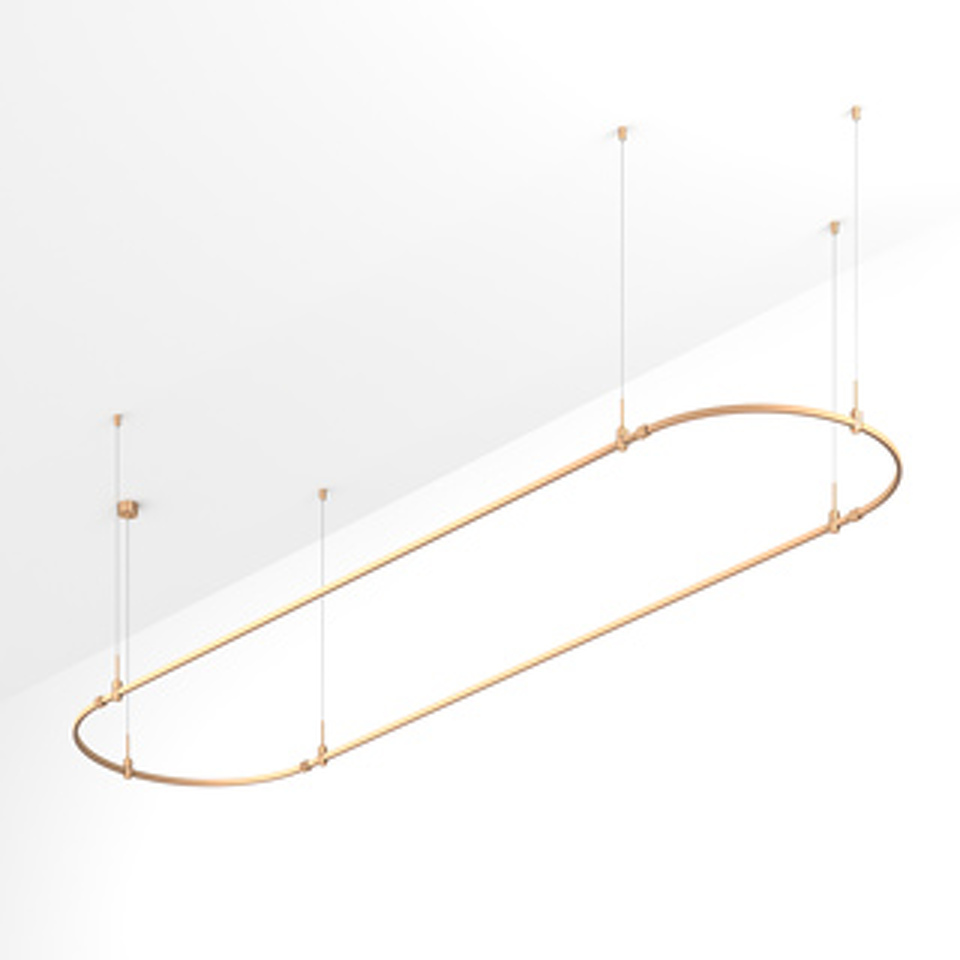 Фото №1  Arlight Основание ART-APRIORI-OVAL-HANG-4000x1000 (GD) ( IP20 Металл, 3 года)