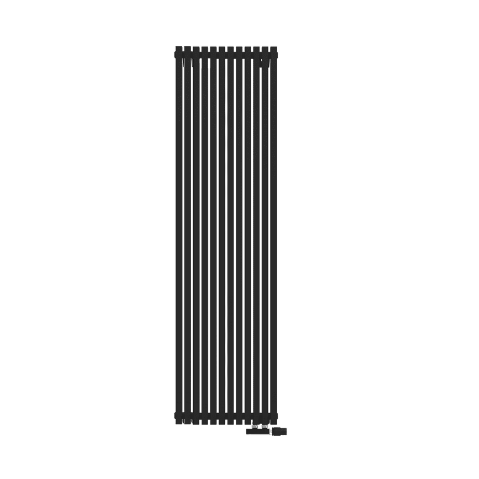 Фото №1  Радиатор Радиатор КЗТО QUADRUM 30 V 1- 1750-12 RT RAL1T103S9005 (черный матовый муар)