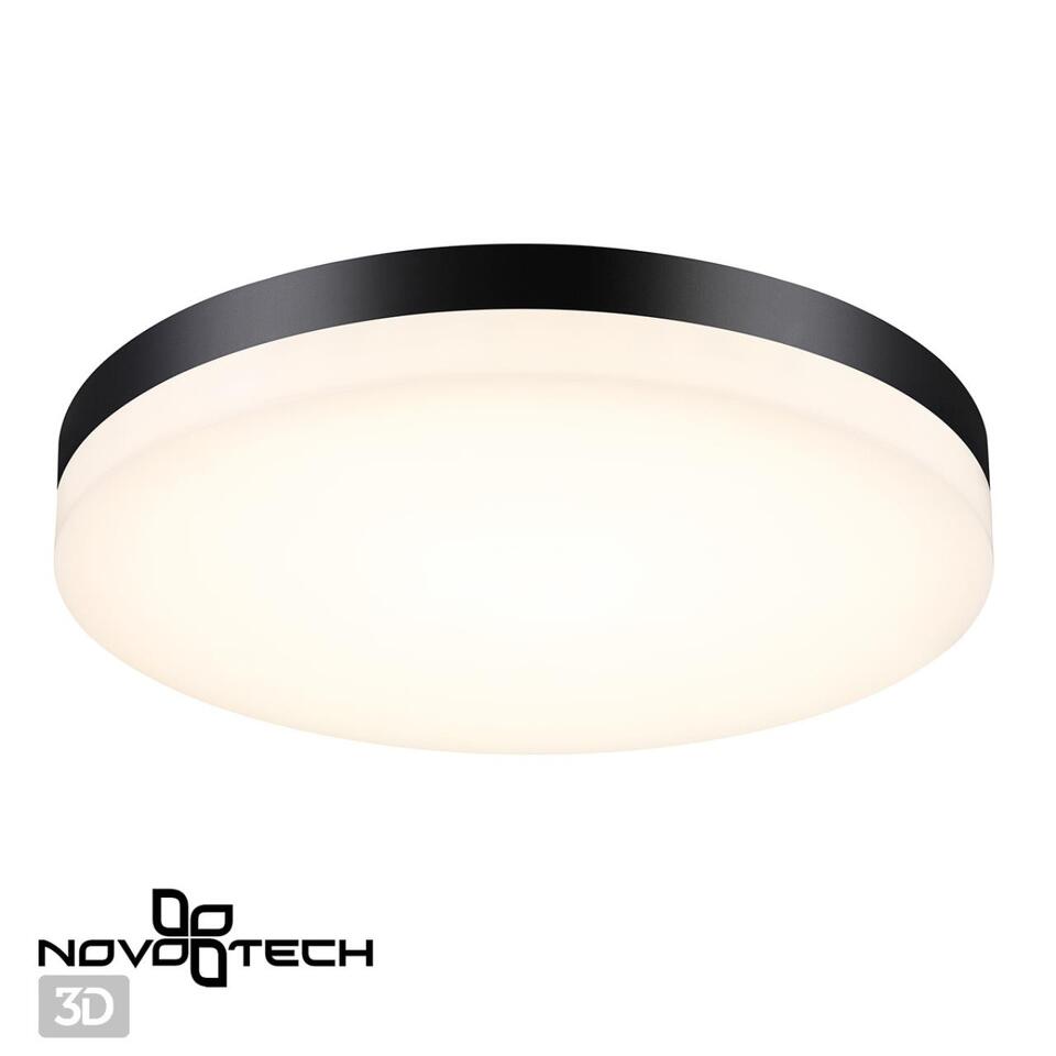 Фото №2  NOVOTECH 358890 STREET NT22 782 черный Светильник ландшафтный светодиодный IP54 LED 4000К 40W 220V OPAL