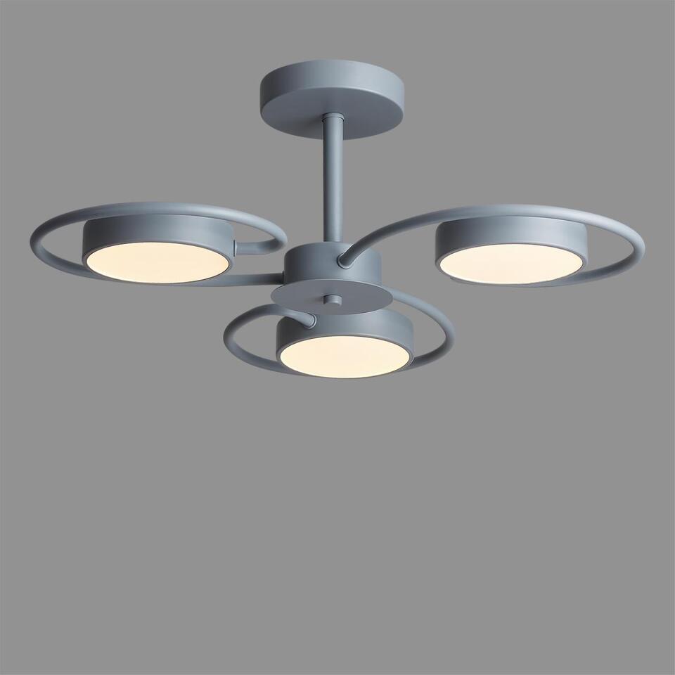 Фото №3  Люстра LUMION 5658/36CL LEDIO LN23 279 серый Люстра потолочная LED 36W 3000-6000K 1840Лм 220V EVIN