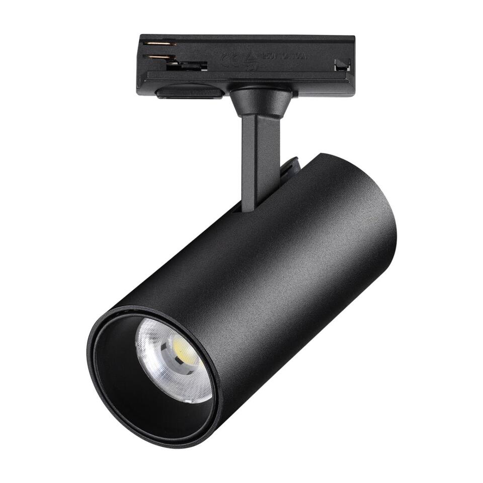 Фото №6  NOVOTECH 359162 PORT NT23 238 черный Светильник трековый однофазный трехжильный IP20 LED 24W 220V 4000К 2300Лм SELENE