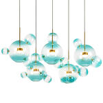 Превью фото №5  Подвесной светильник 2027-S5 Blue Подвесной светильник LOFT IT Bolle