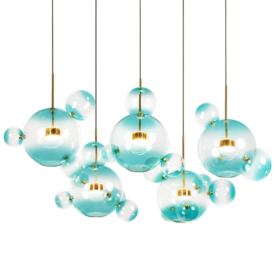 Фото №8  Подвесной светильник 2027-S5 Blue Подвесной светильник LOFT IT Bolle