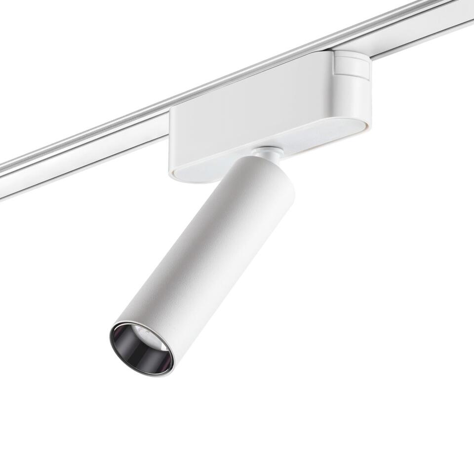 Фото №5  NOVOTECH 359085 SHINO NT23 182 белый Трековый светильник для низков. шинопровода IP20 LED 4000K 7W 48V 630Лм SMAL