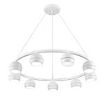 Превью фото №6  Подвесной светильник LUMION 8254/9 COMFI LN26 246 белый металл Светильник подвесной LED GX53 8*7W 220V LUAZANA