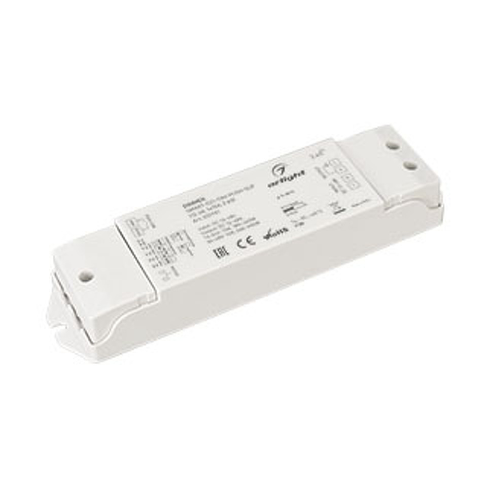 Фото №1  Arlight Диммер SMART-D21-DIM-PUSH-SUF (12-48, 1x15A, 2.4G) ( IP20 Пластик, 5 лет)