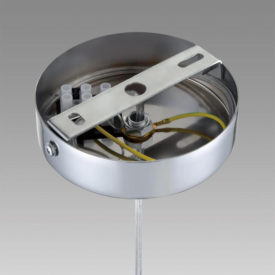 Фото №8  Подвесной светильник LUMION 8102/1A COMFI LN26 408 хром/прозрачный металл/металл Подвес Е14 1*40W 220V ISHA