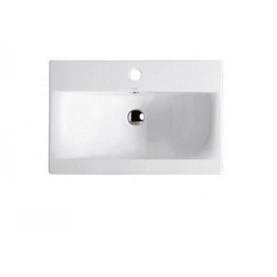 Фото №7  Раковина 30383 Althea Clever подвесная раковина 60x39 см.  Белый глянец