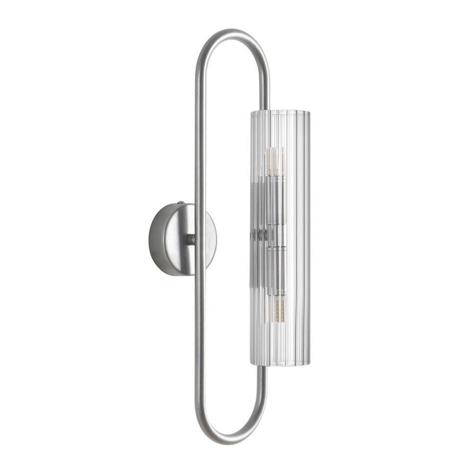 Фото №8  LUMION 8258/2W SUSPENTIONI LN26 285 серебро/прозрачный, металл/стекло Бра G9 2*20W 220V TORONTO