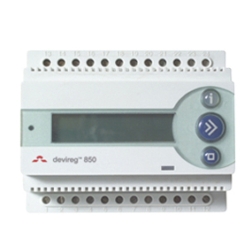 Фото Терморегулятор DEVIreg™ D-850 IV на шину DIN, с источником питания 24 В