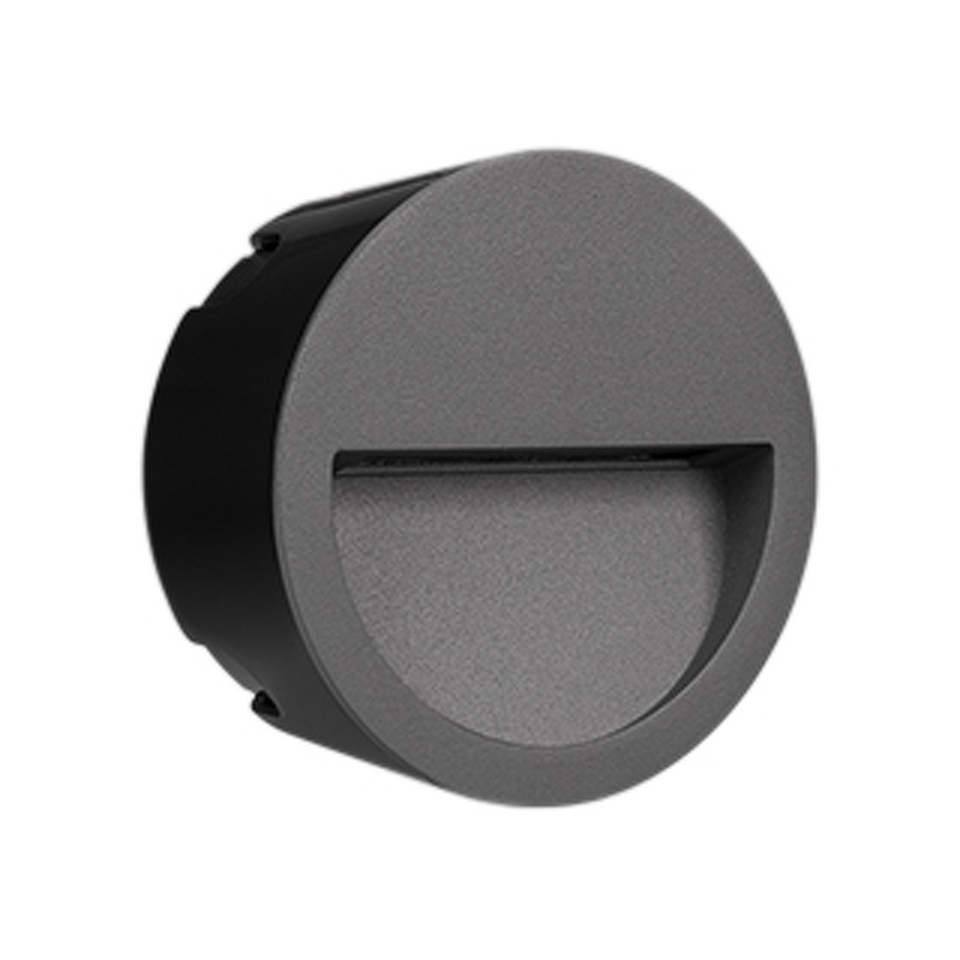 Фото №1  Arlight Светильник LTD-TRAIL-R115-4W Warm3000 (GR, 65 deg, 230V) ( IP65 Металл, 3 года)