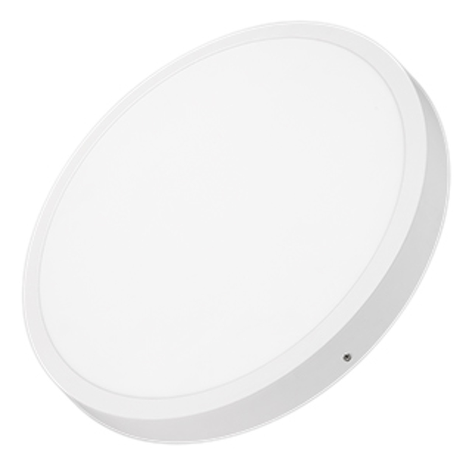 Фото №1  Arlight Светильник SP-BASIC-R600-48W Warm3000 (WH, 120 deg, 230V) ( IP40 Металл, 3 года)