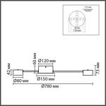 Превью фото №2  Люстра LUMION 8344/10C COMFI LN26 251 черный, металл Люстра GX53 LED 10*7W 220V TORINA