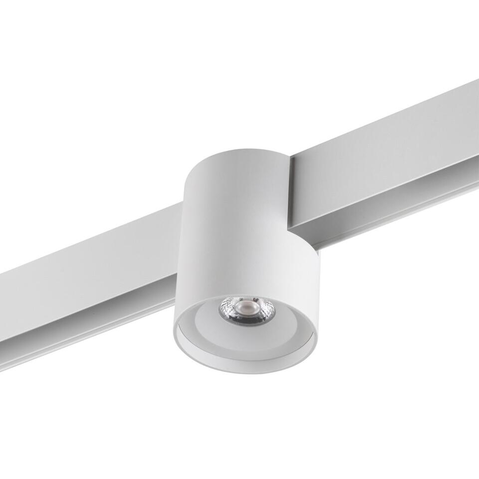 Фото №4  NOVOTECH 359516 SHINO NT24 130 белый Трековый низковольт. св-к диммир. со сменой цв.температуры, пульт ДУ/Tuya Smart Life IP20 LED 10W 48V 3000-6000K FLUM