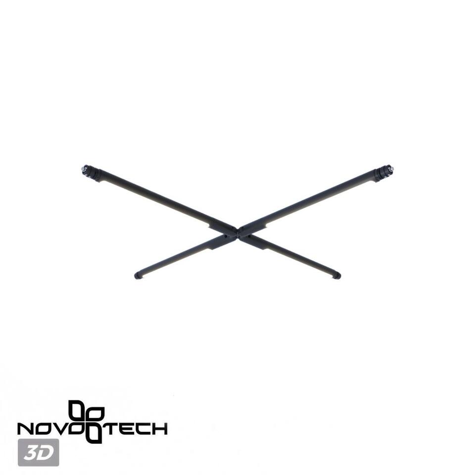 Фото №5  NOVOTECH 359381 KONST NT24 040 черный Соединитель гибкий "X" IP20 48V GLAT