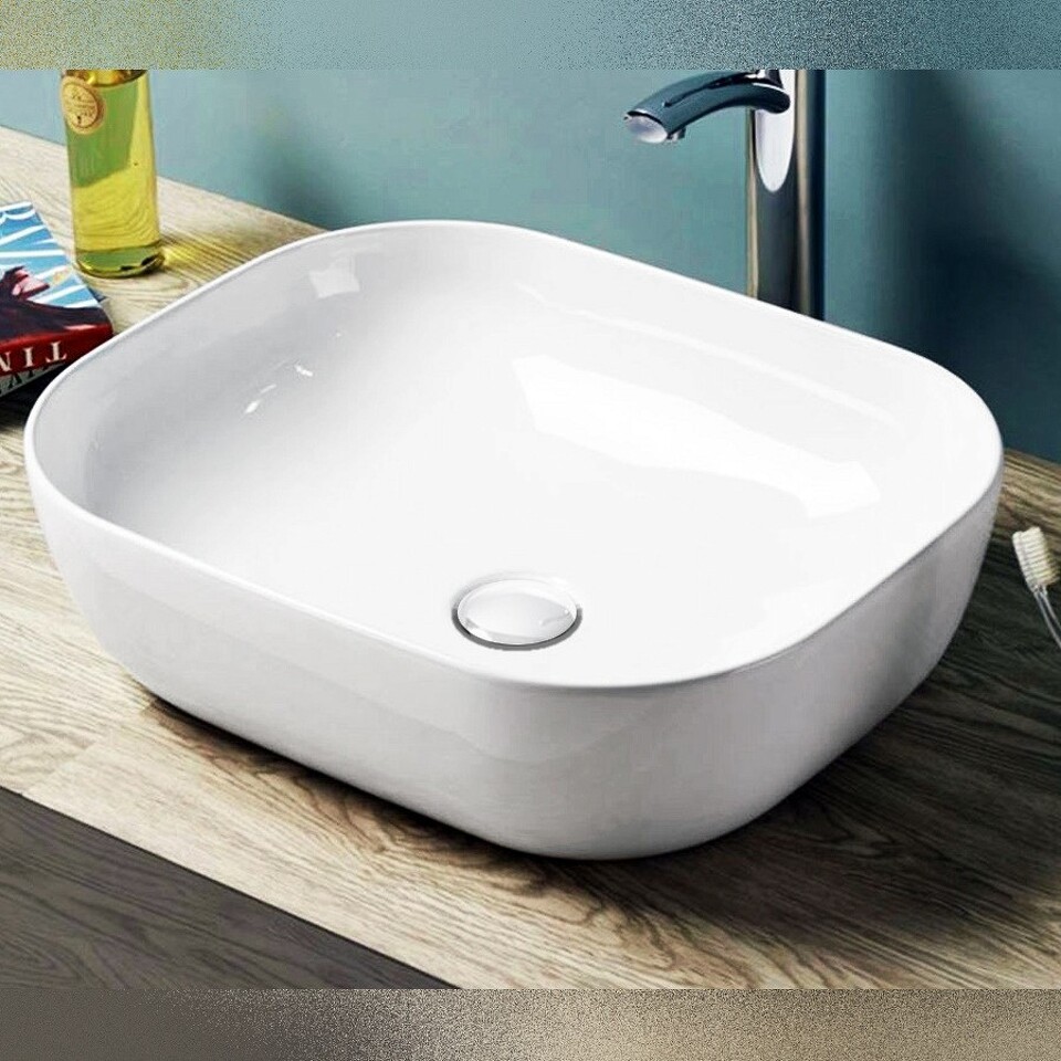 Фото №15  Раковина Teymi Раковина Solli 50 artceramic, накладная, белая T50204