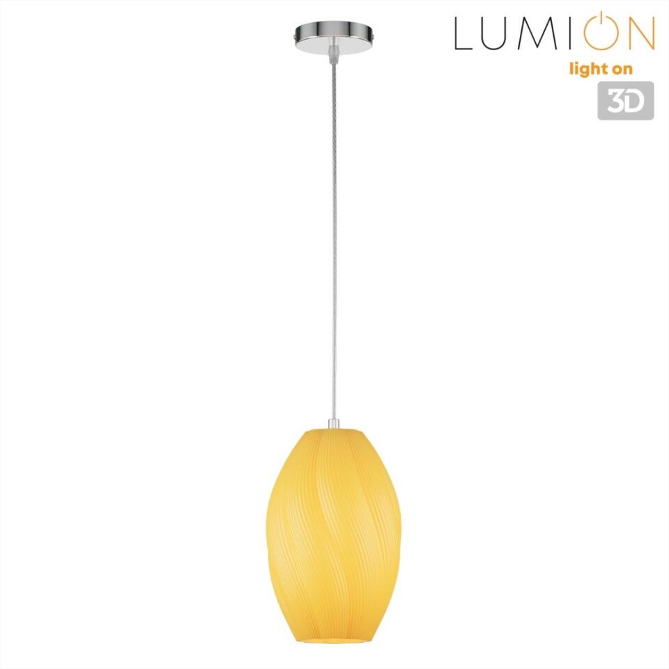 Фото №8  Подвесной светильник LUMION 8291/1A MODERNI LN26 371 хром/кремовый, металл/стекло Подвес E27 1*60W 220V TIDE