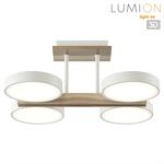 Превью фото №1  LUMION 8030/72CL LEDIO LN26 345 белый, дерево/металл/акрил Потолочный светильник LED 72W 3000/4000/6000К 220V PLATO