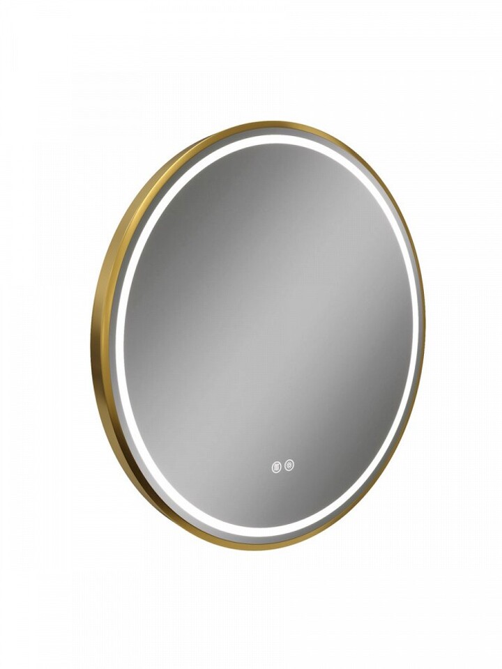 Фото №32  Teymi Зеркало Lina Supernova Gold D60, LED подсветка, сенсор, антипар T20121