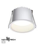 Превью фото №1  NOVOTECH 358899 SPOT NT22 472 белый Светильник встраиваемый светодиодный IP20 LED 4000К 9W 220V TRAN